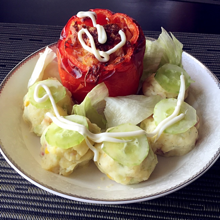 彩椒焗饭