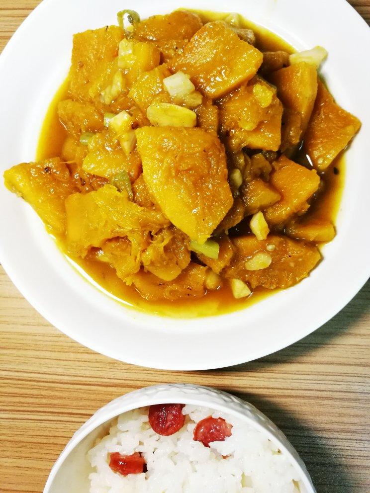清炒南瓜