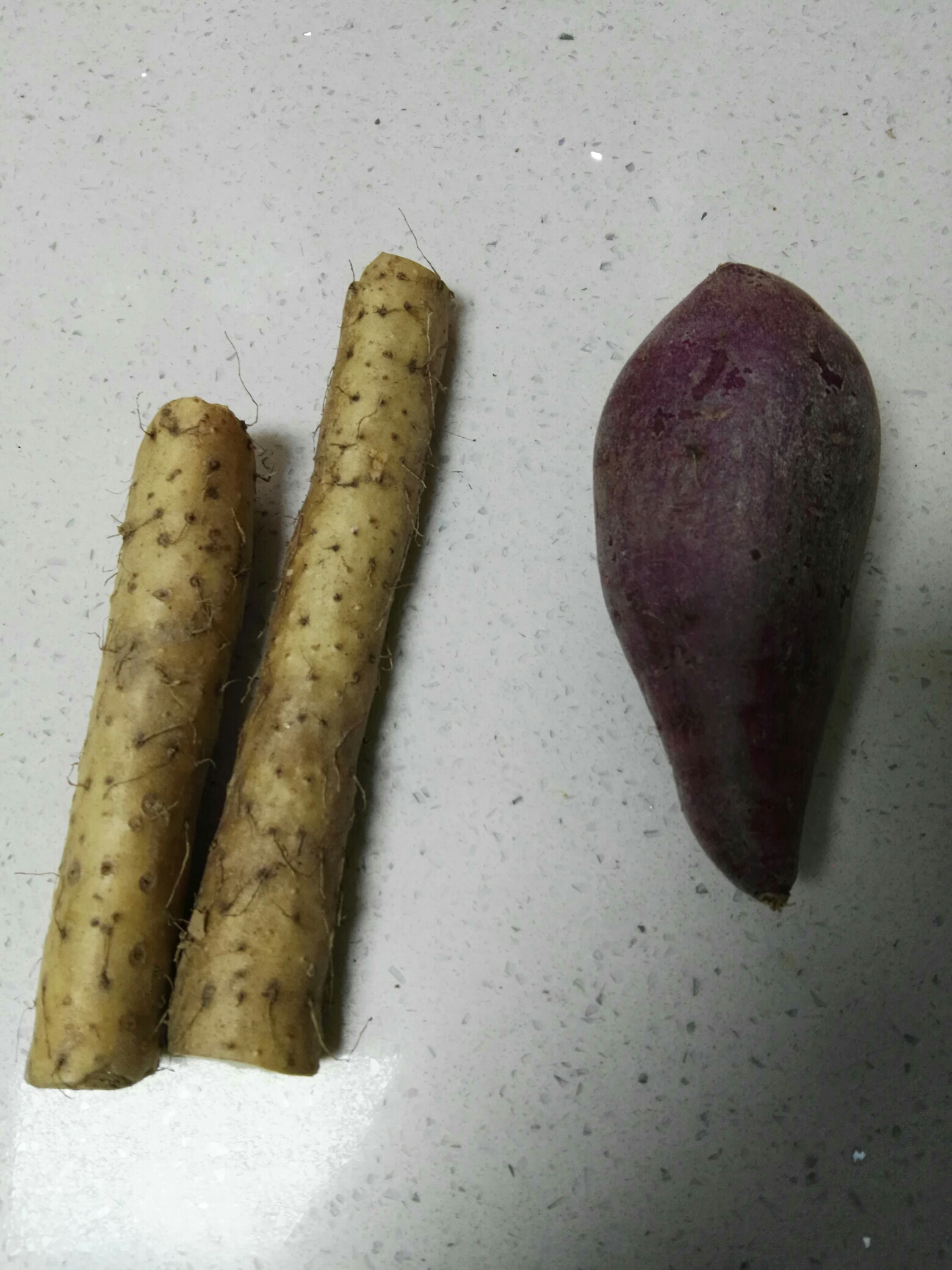 桂花紫薯山药糕的做法 步骤1