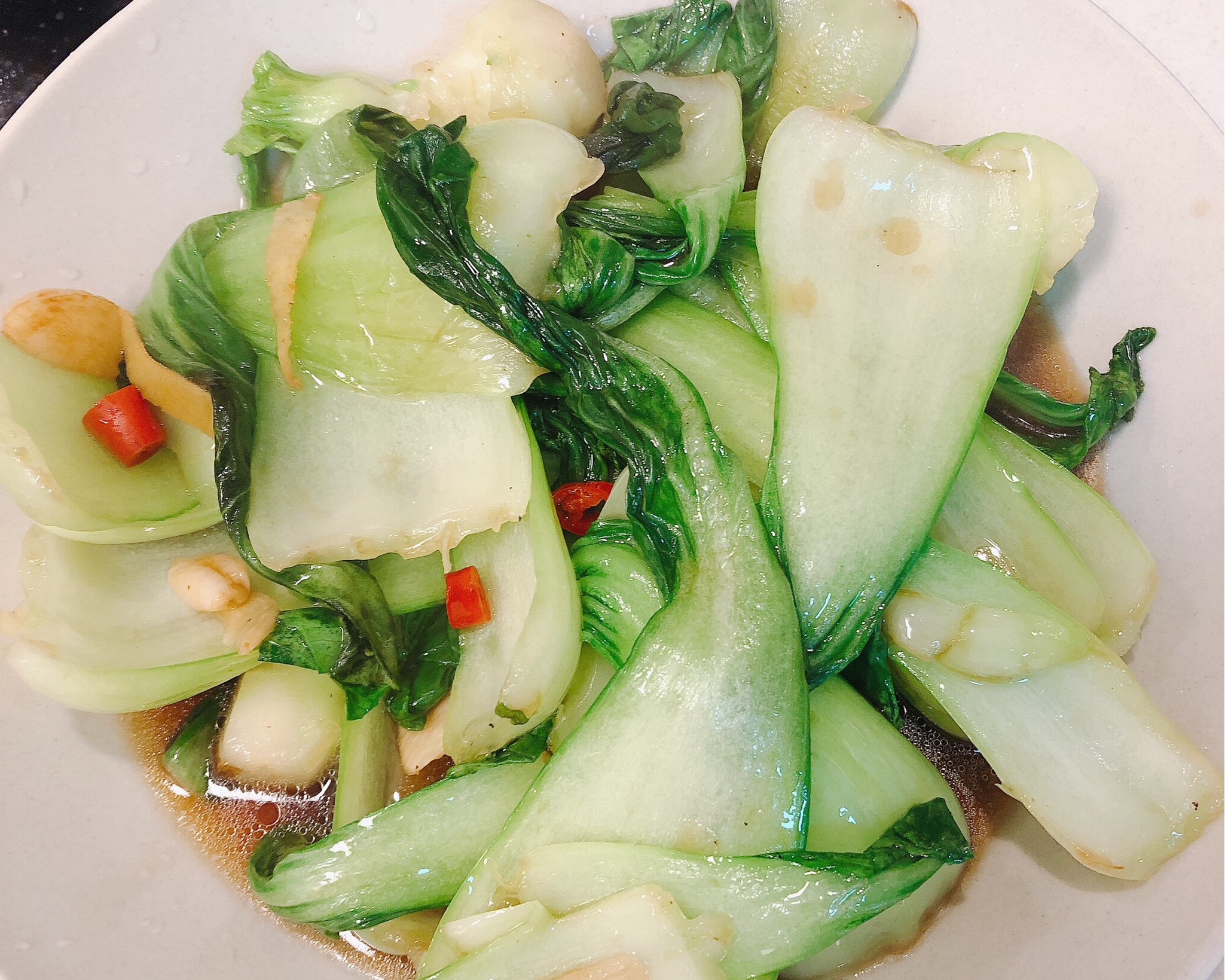 五分钟素炒小青菜🥗下饭低热量的做法