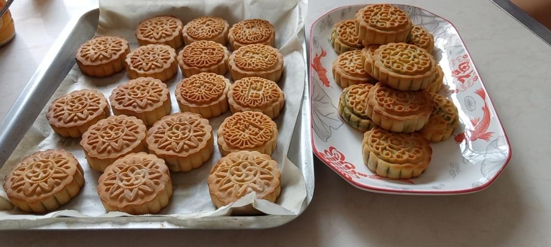 不用转化糖浆-蜂蜜广式月饼