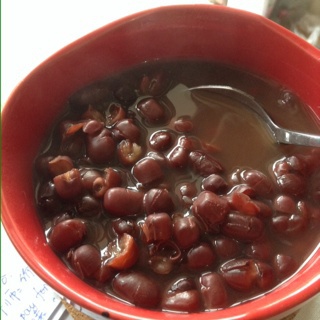 日式麻糬红豆汤