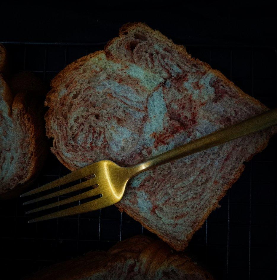 豆沙大理石吐司