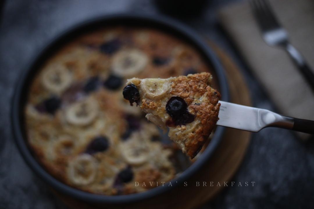 香蕉蓝莓烤燕麦