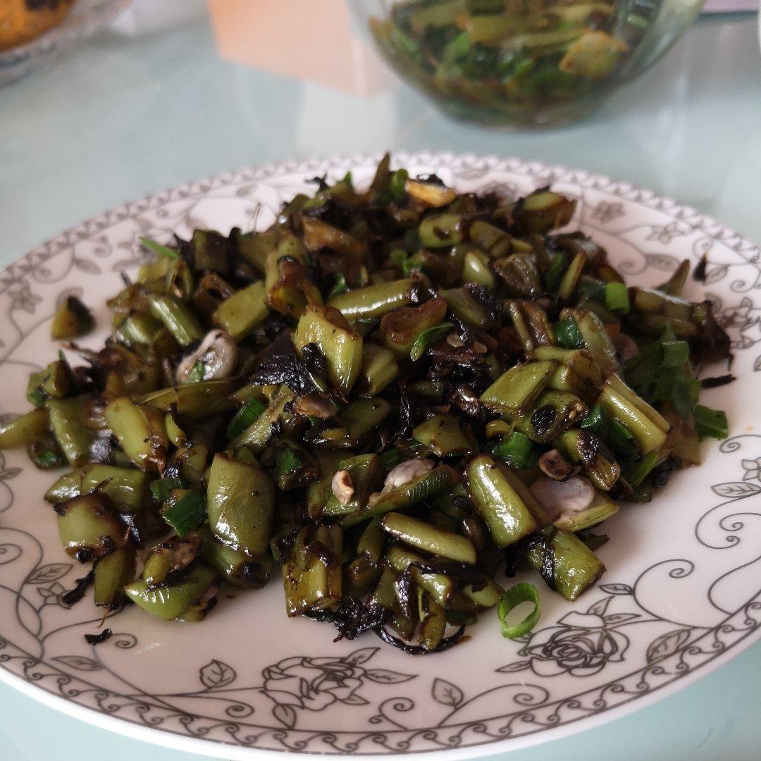 榄菜肉末四季豆