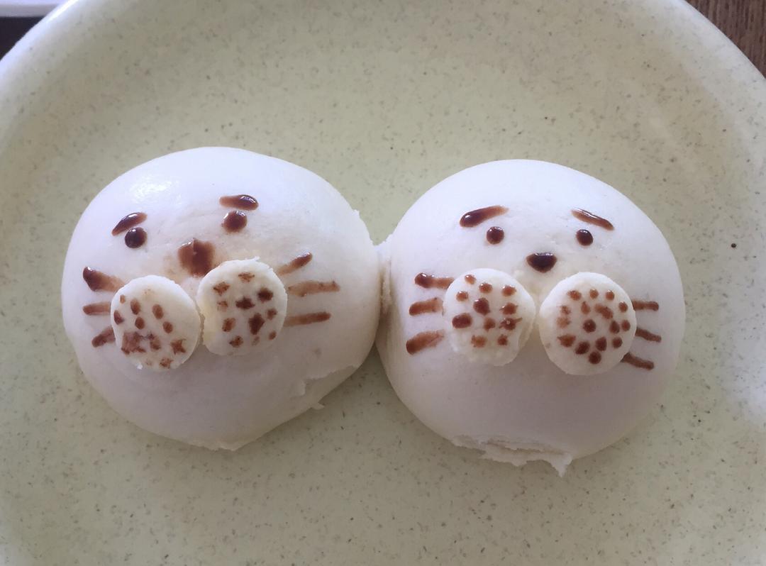萌萌哒小海豹豆沙包