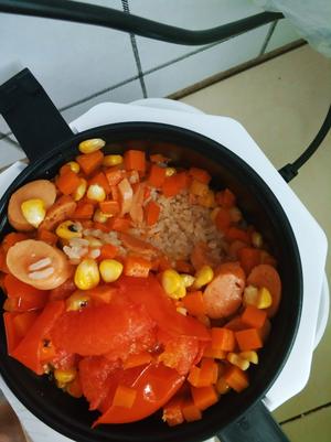 网红番茄饭（电饭煲版）的做法 步骤4