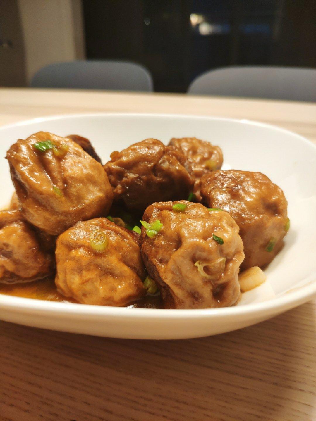 油面筋塞肉，好吃到爆！