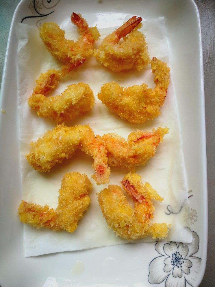 面包糠炸虾