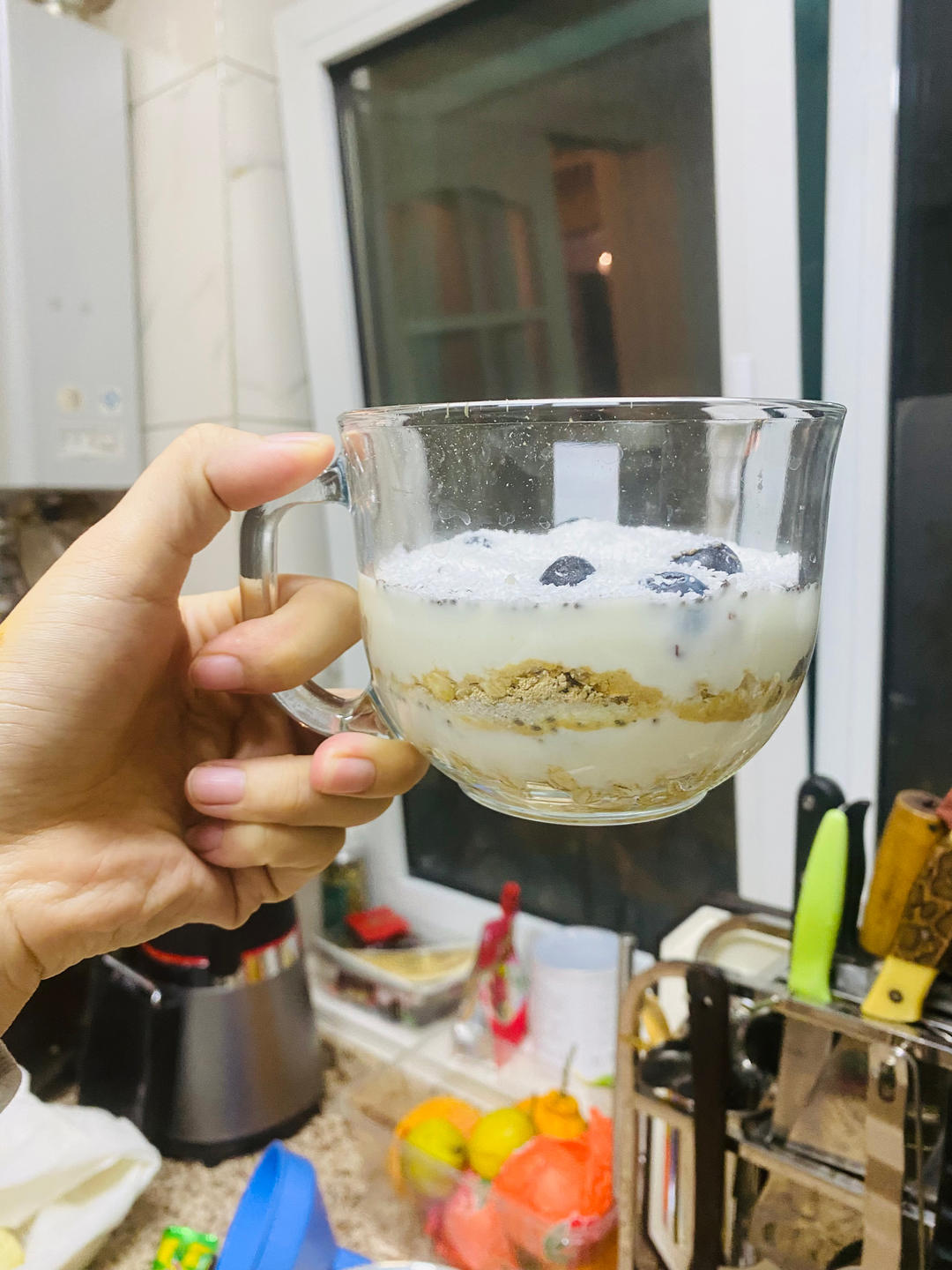 隔夜燕麦盒子