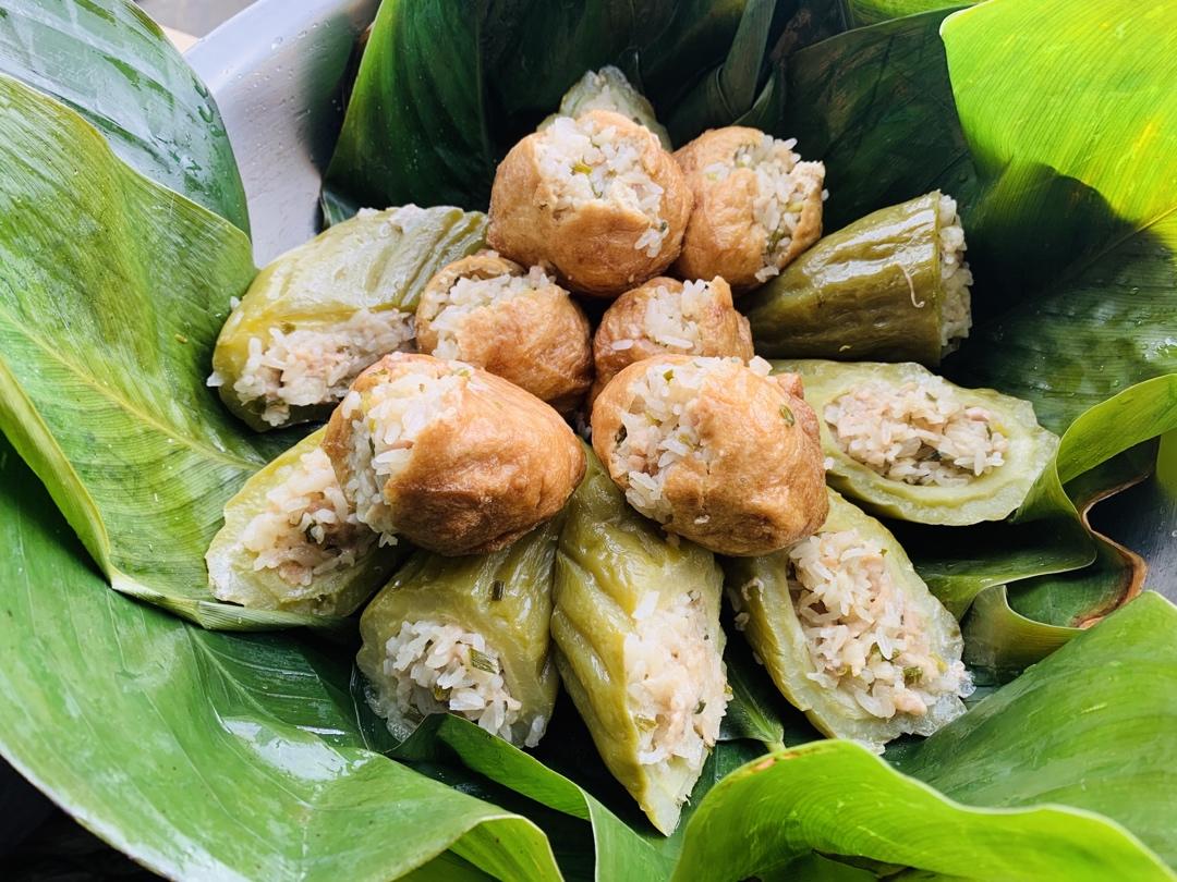 客家糯米酿豆腐