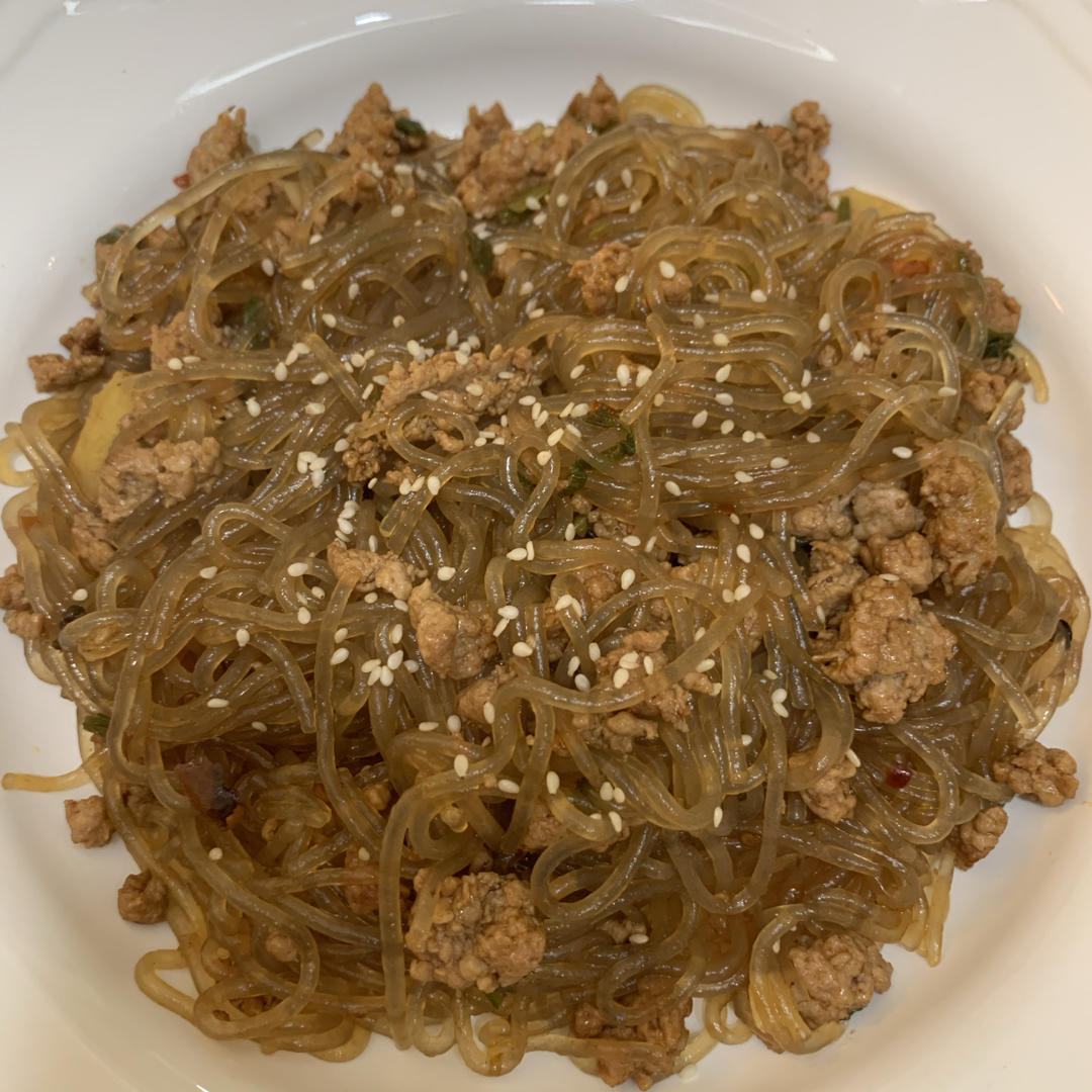 蚂蚁上树(肉末炒粉丝)超下饭‼️十分钟搞定