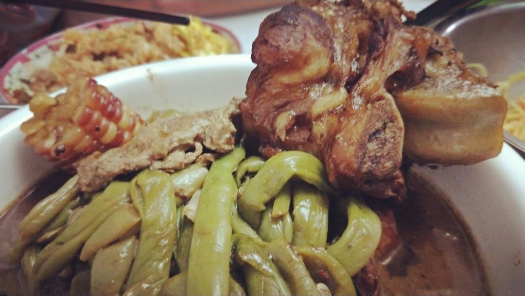 东北排骨炖豆角