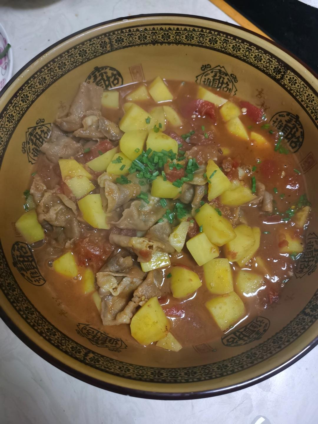 超开胃的番茄土豆肥牛汤‼️下米饭无敌了
