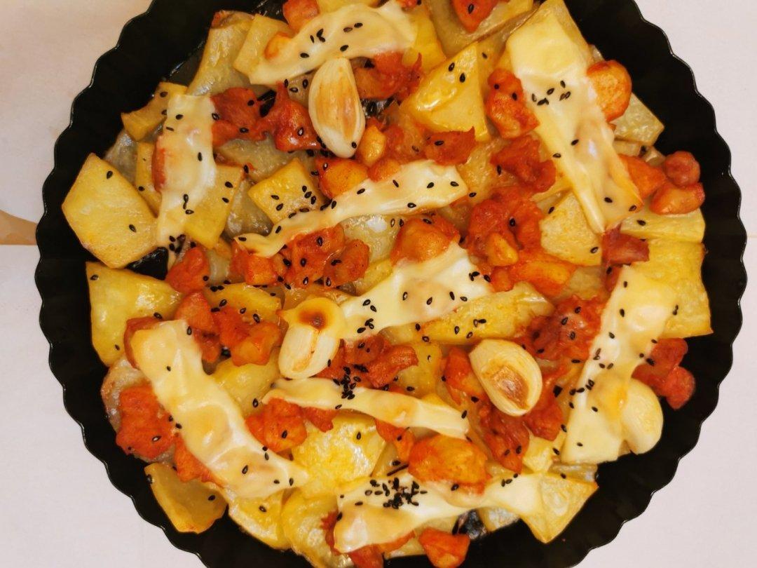 新奥尔良烤鸡腿土豆