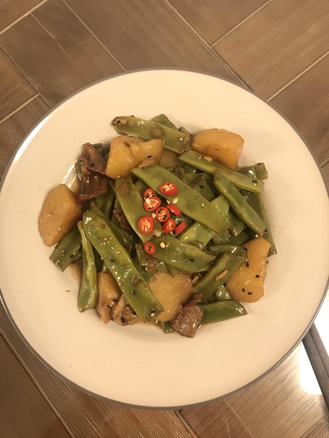 🔥超级下饭炖芸豆土豆茄子大杂烩