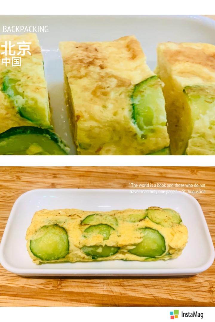 刷爆朋友圈的黄瓜贴面玉子烧