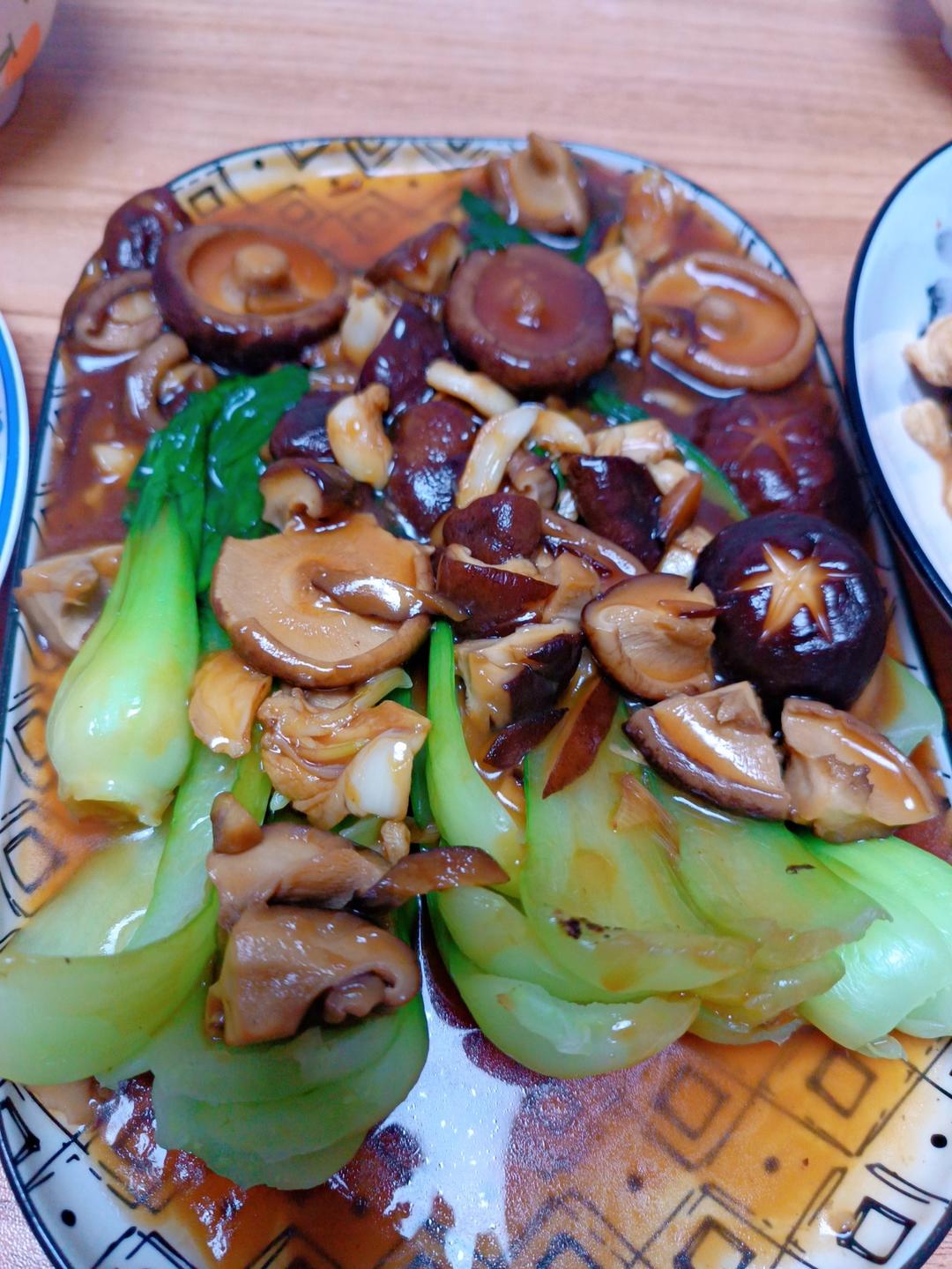 蚝油香菇小油菜