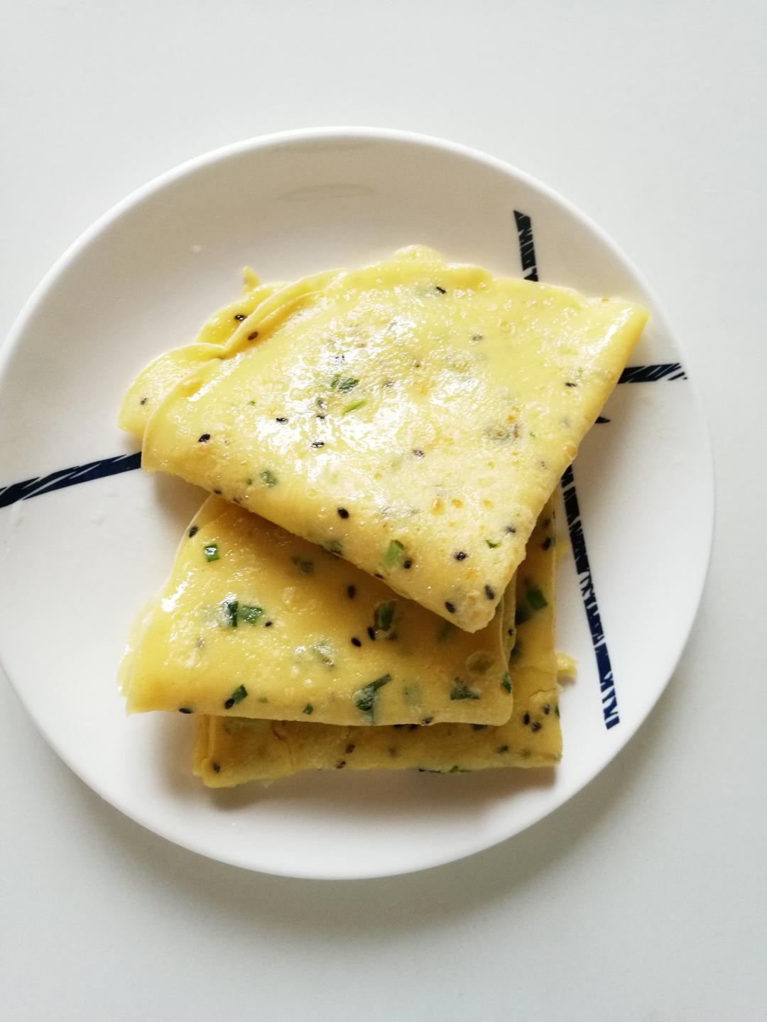 葱花蛋饼（快手营养早餐）