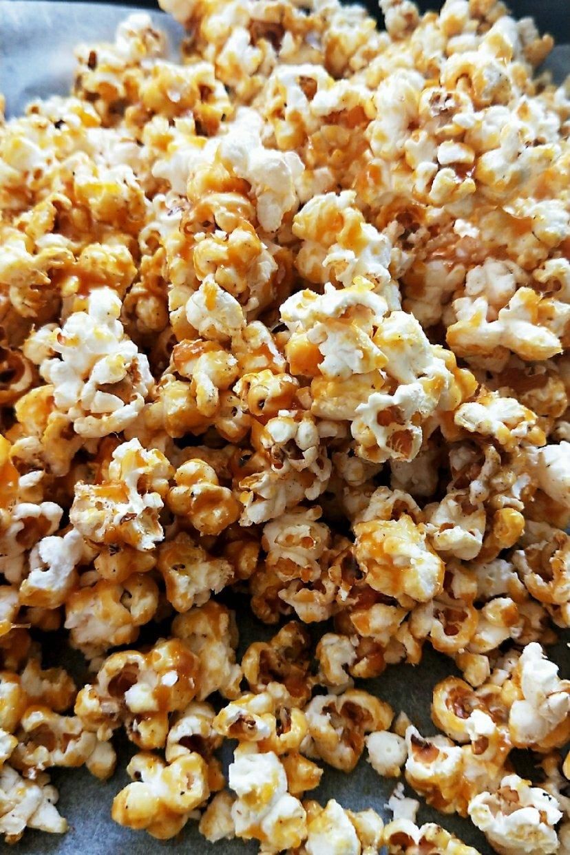 春节零食自制焦糖爆米花 Caramel Popcorn