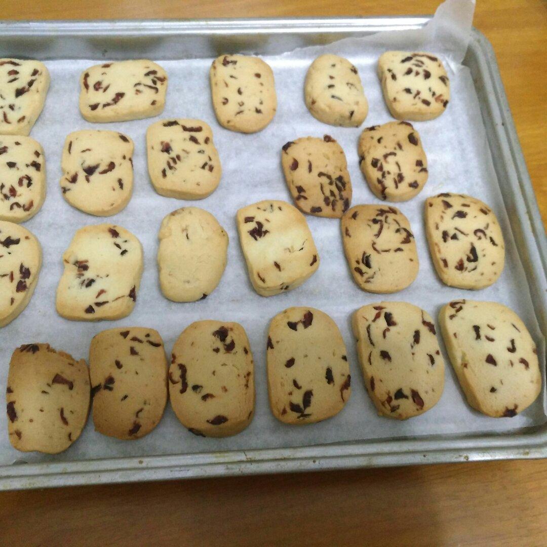 低糖少油版蔓越莓饼干
