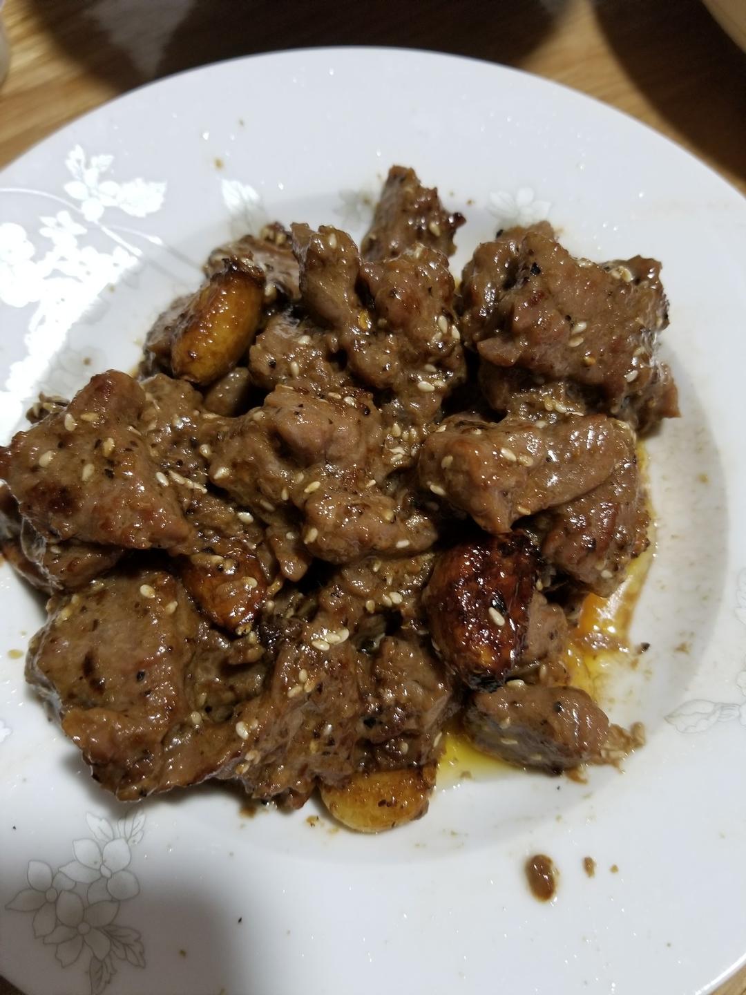 黑蒜子牛肉粒—华美新年味