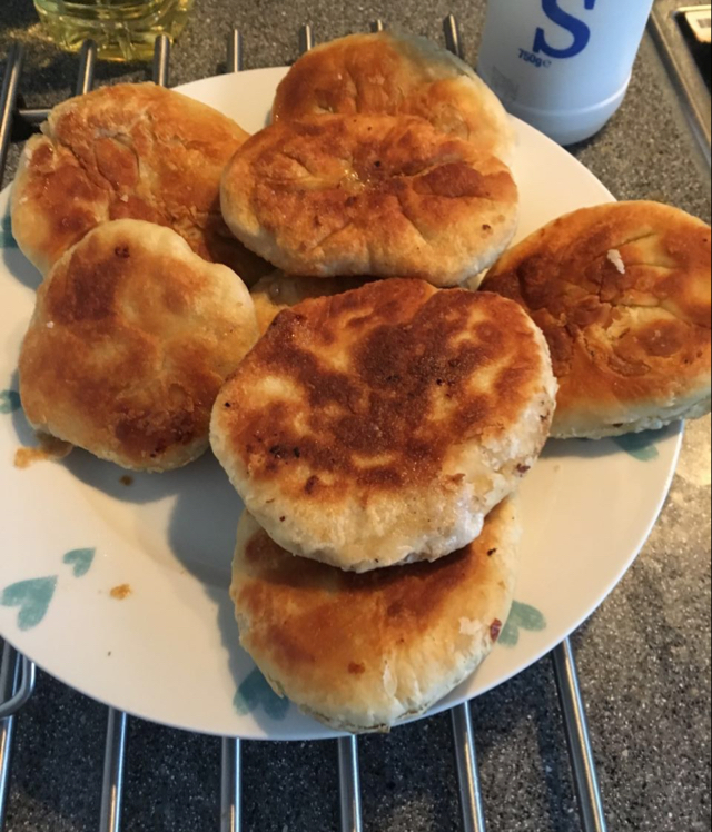 发面油酥小糖饼