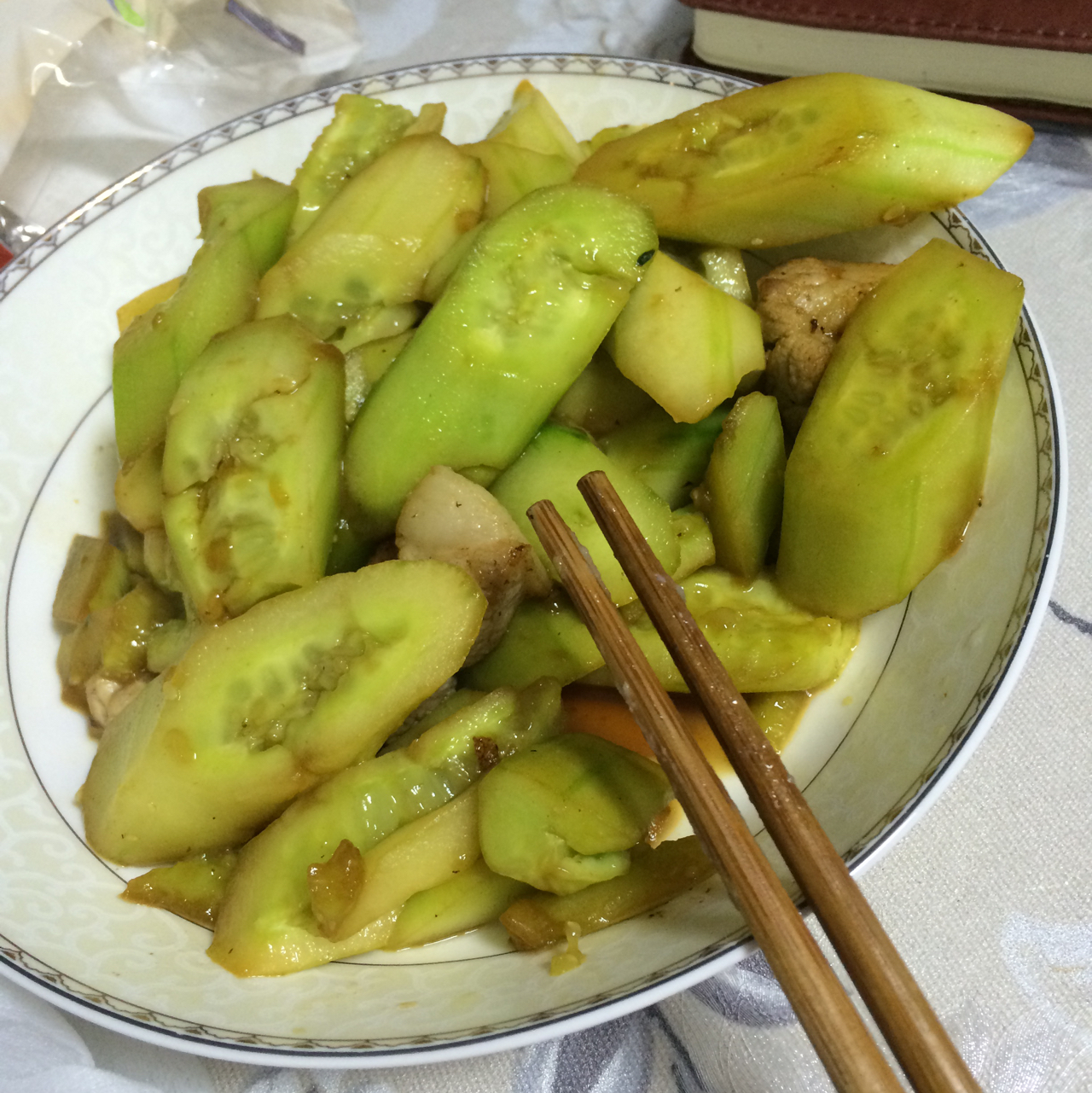 黄瓜炒肉