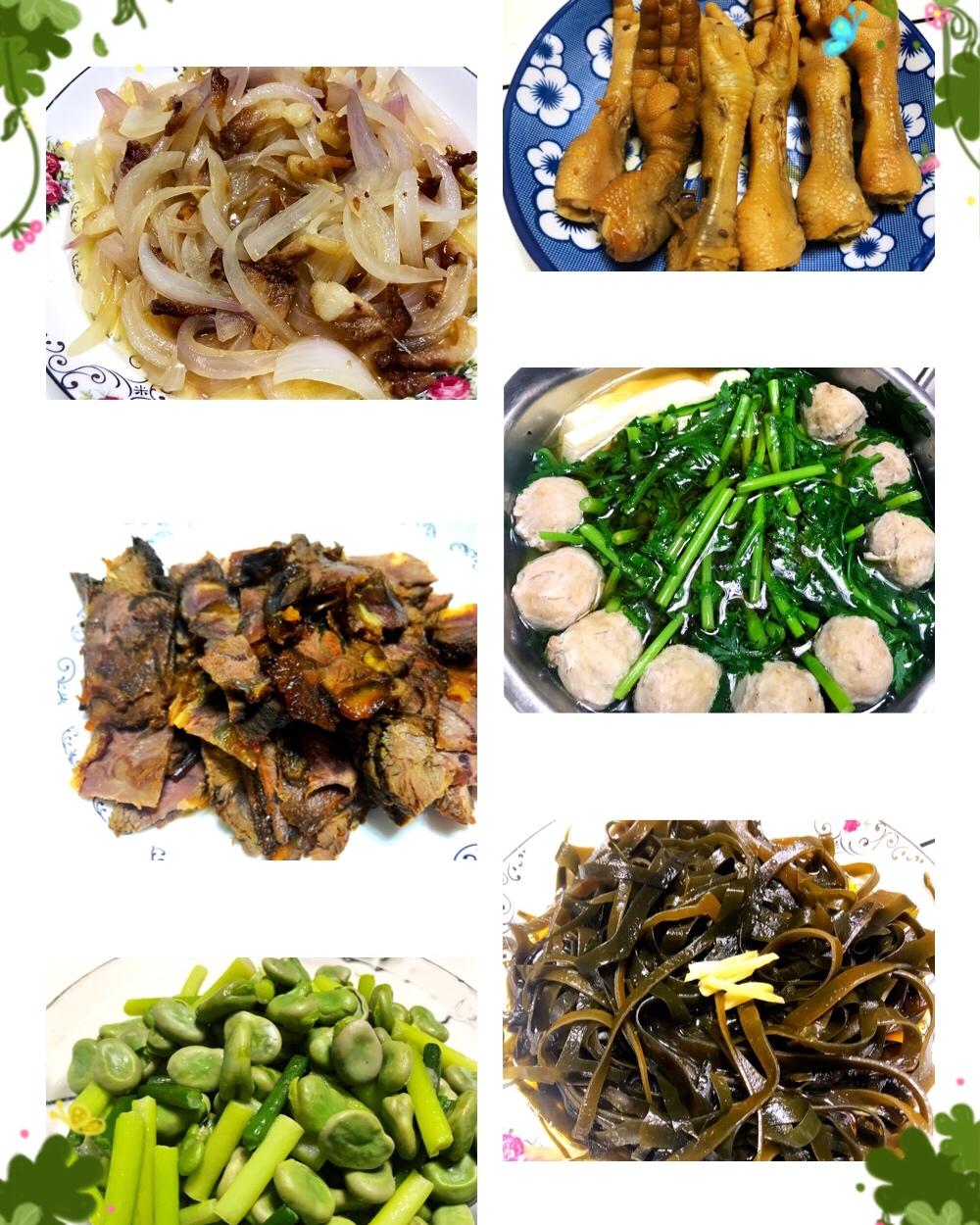 赵文武宝贝做的晚餐2018年5月5日