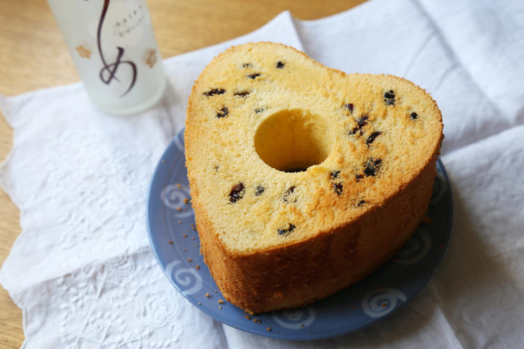 花见烘焙Hanami——蔓越莓酸奶戚风蛋糕（CakeLand心形戚风蛋糕模具食谱）