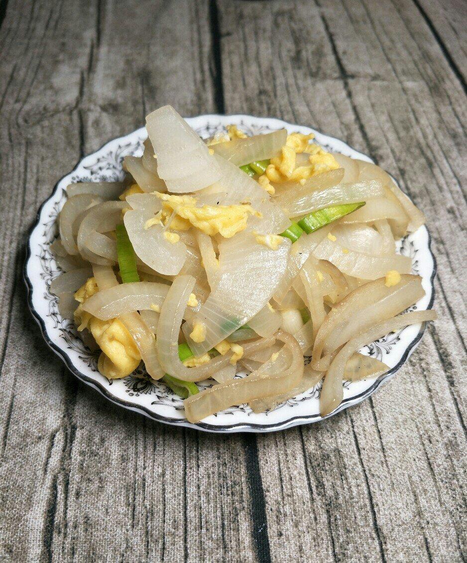 洋葱炒鸡蛋