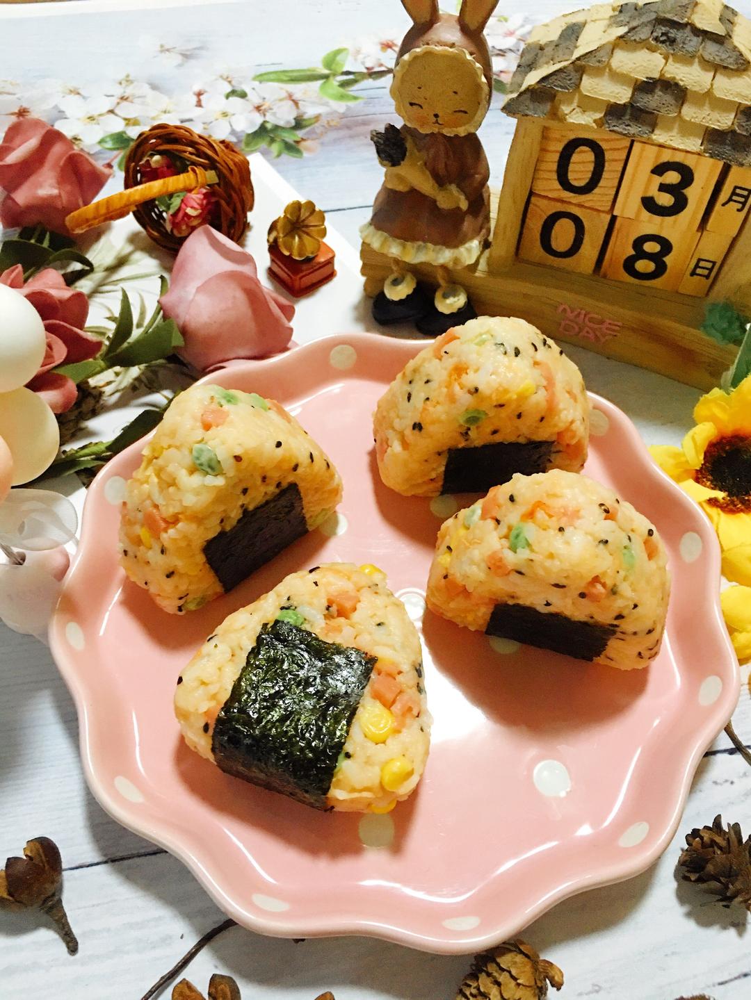 彩色「三角饭团🍙」的做法 步骤10