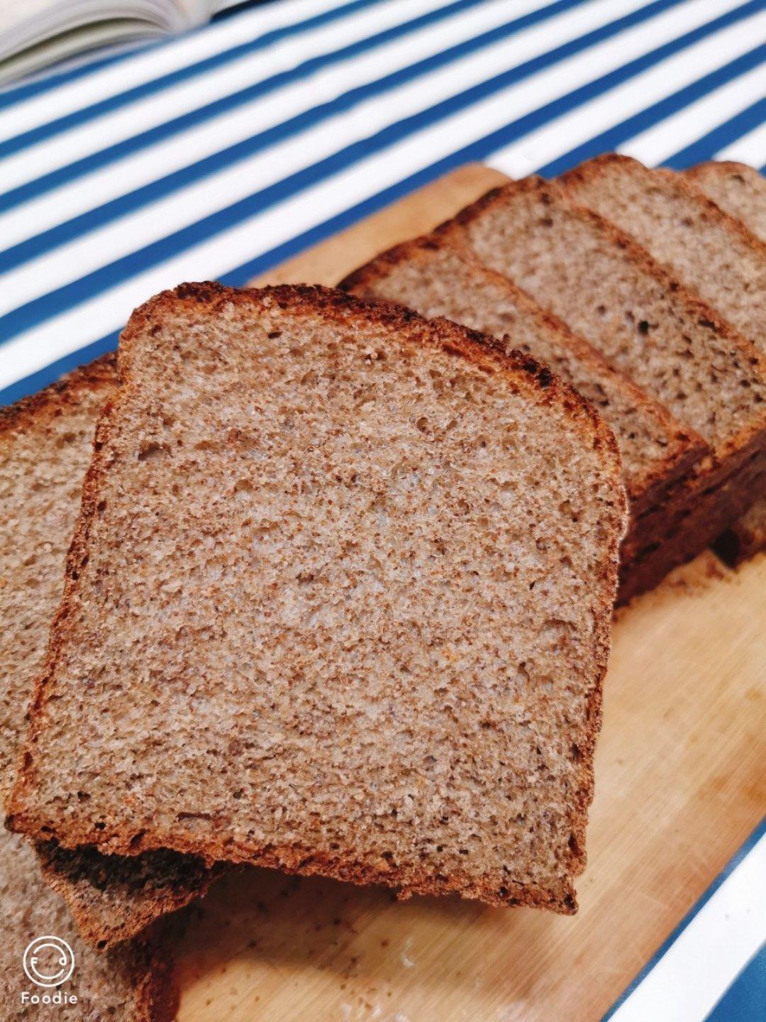 黑糖(红糖)麦麸吐司~烫种