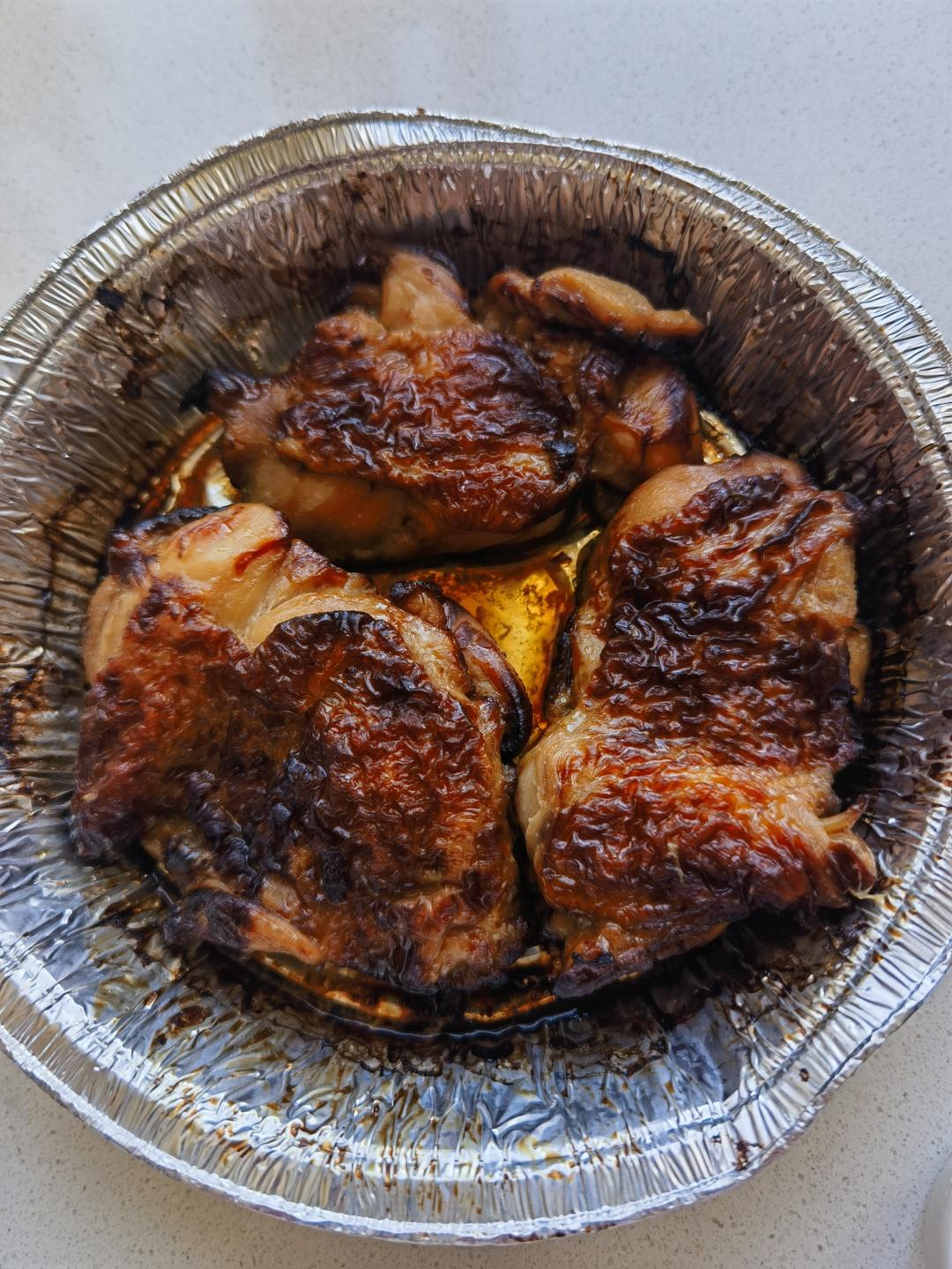 只要空气炸锅就能完美复刻日式料理店的照烧鸡腿🍗
