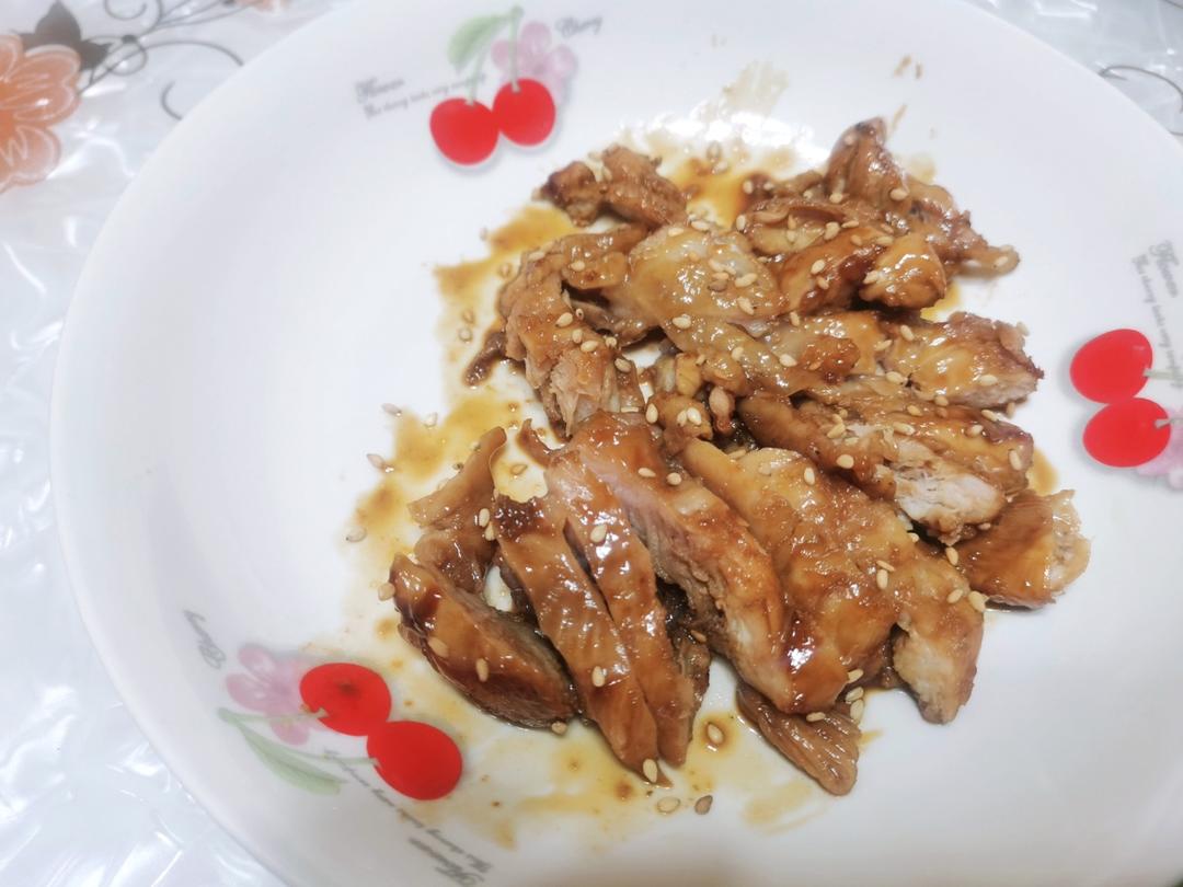 不放一滴油的照烧鸡腿饭