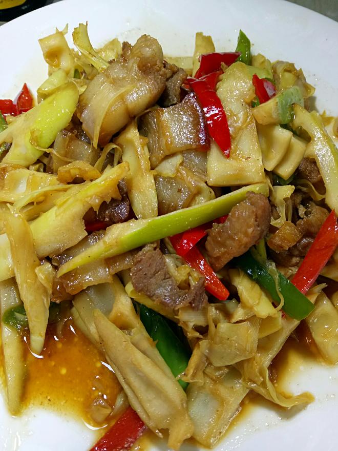 【五花肉炒竹笋的做法步骤图,怎么做好吃】嗨娟子_下厨房