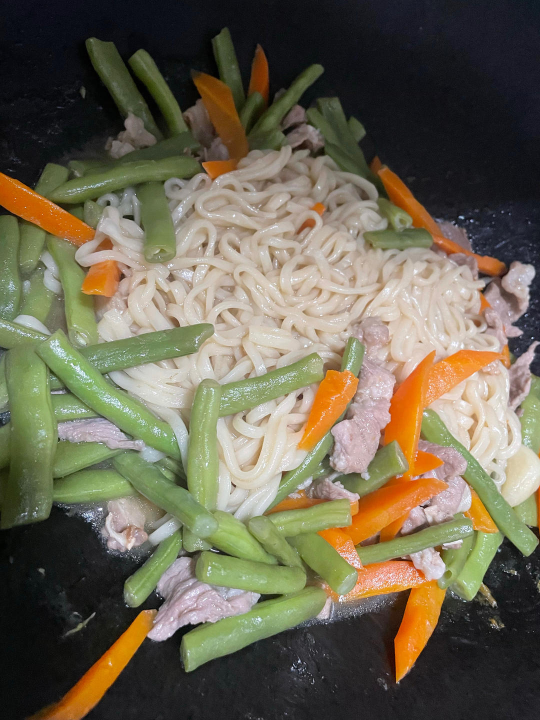 家庭版豆角焖面