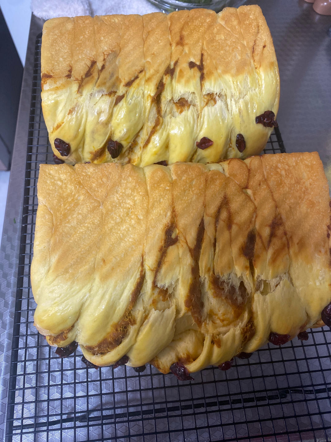 双倍南瓜肉松吐司🍞色泽金黄软乎乎❗️