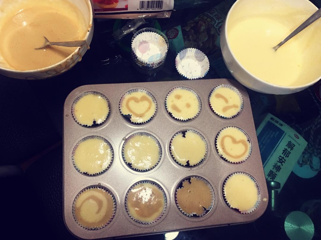 棉花纸杯蛋糕