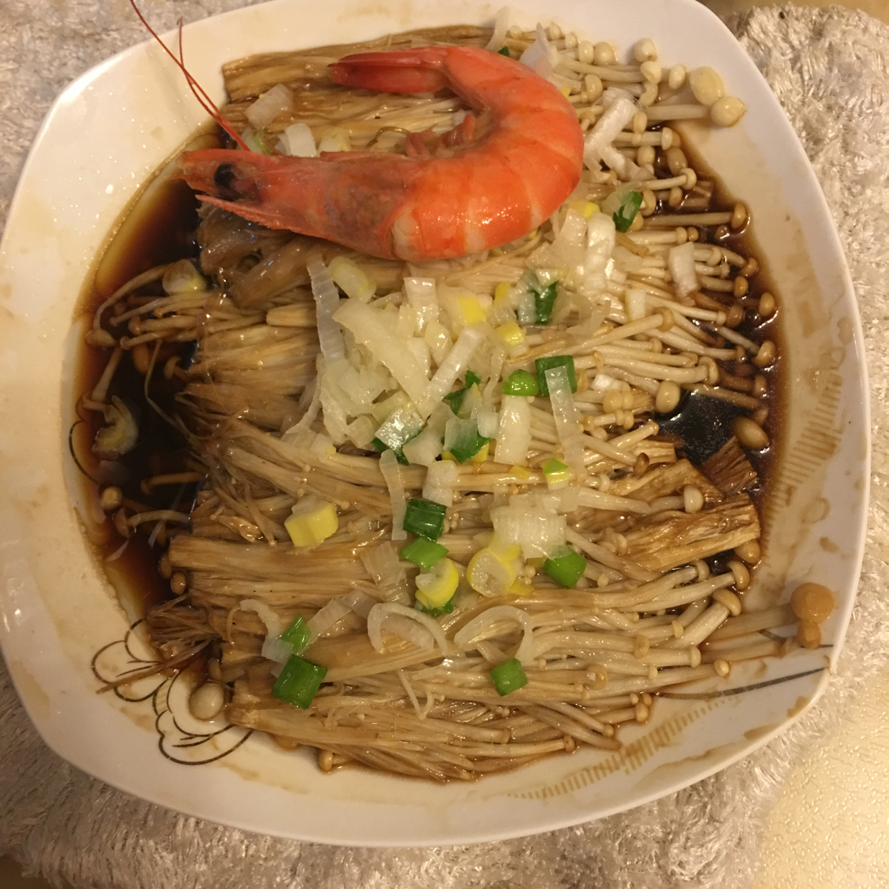 油泼金针菇