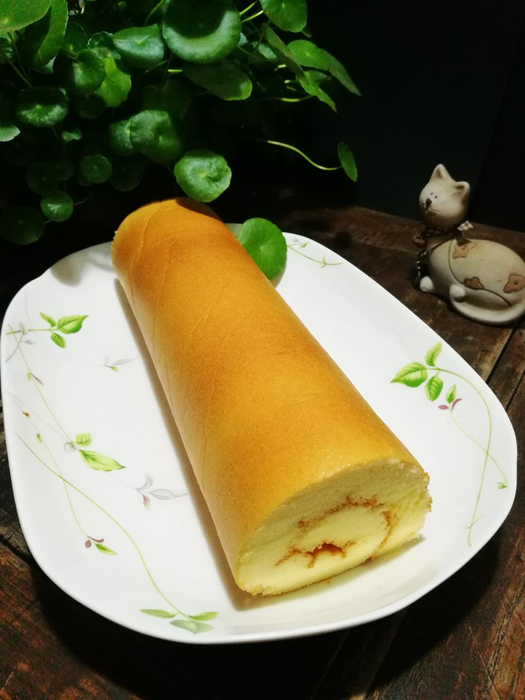 做过 原味蛋糕卷 #早餐2017年11月29日#第二次做蛋糕卷卷