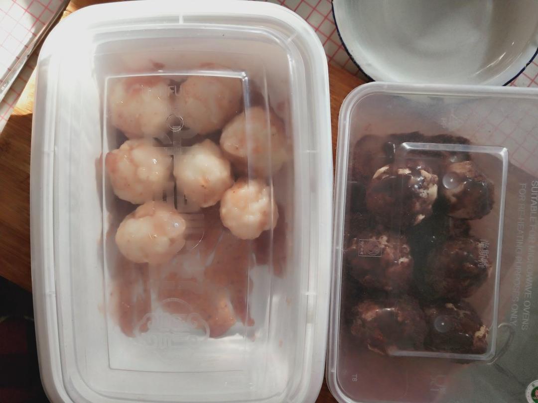 免烤箱‼️简单三步的可可牛奶球🔥超Q弹