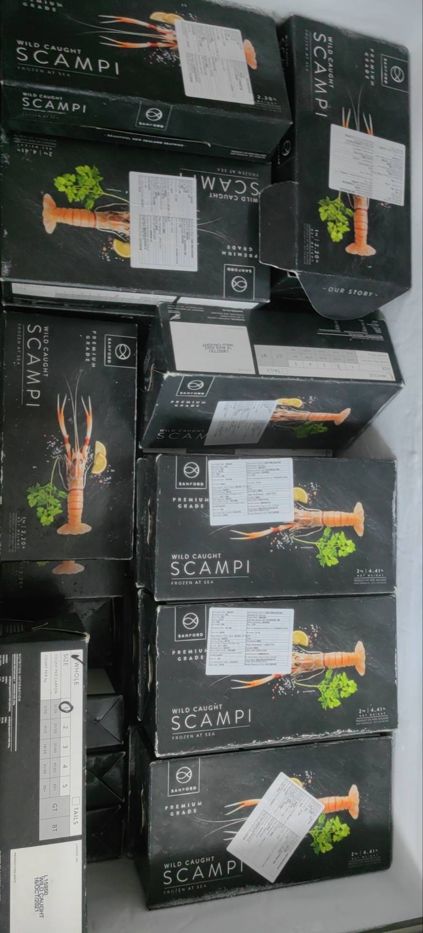 新西兰深海螯虾scampi 刺身