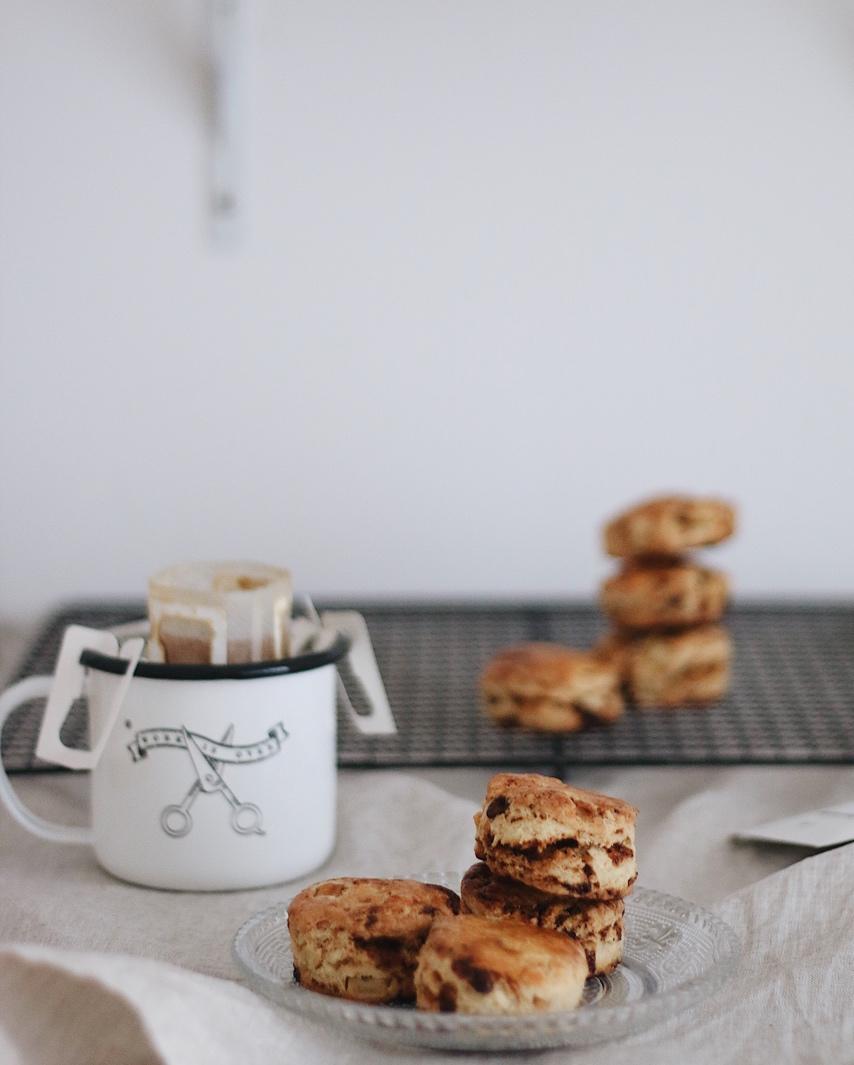 伯爵茶焦糖苹果司康