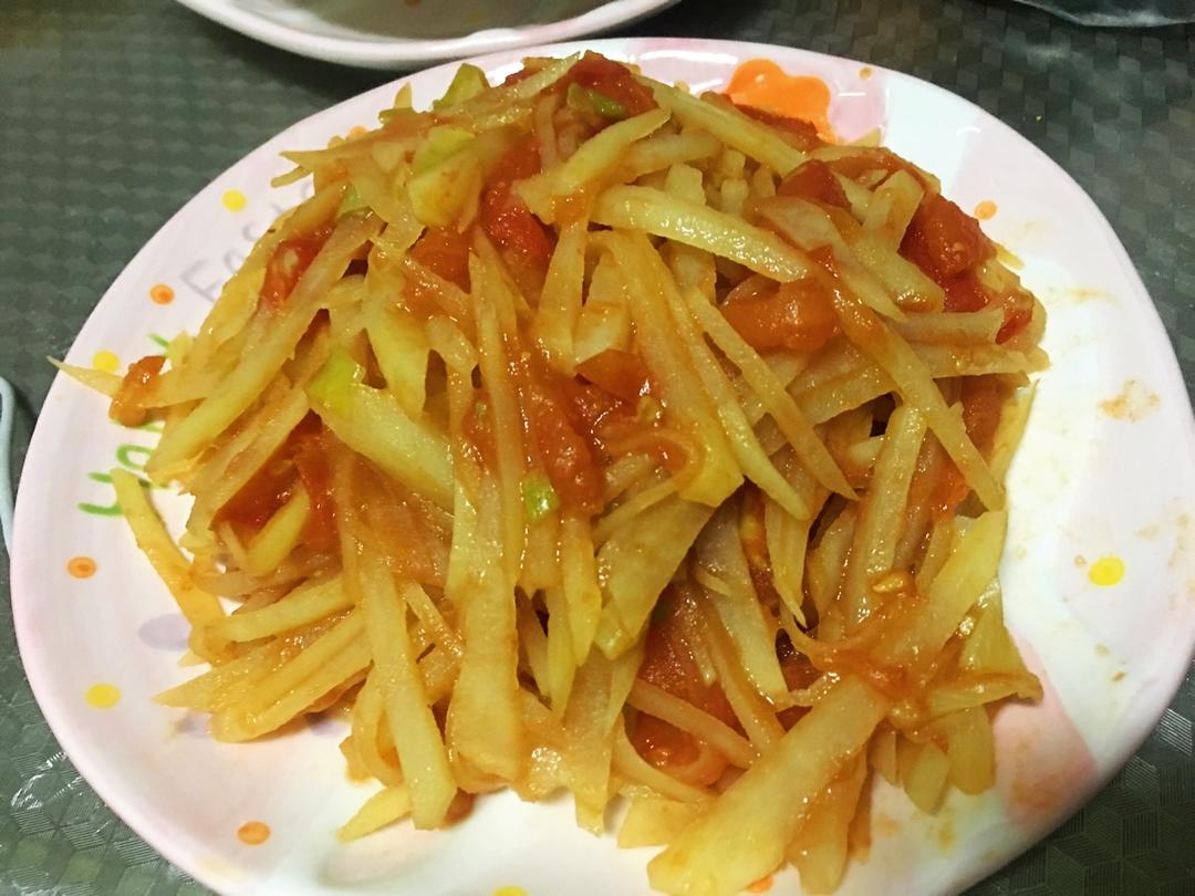 西红柿土豆丝