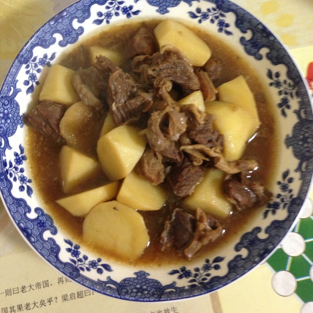 土豆烧牛肉