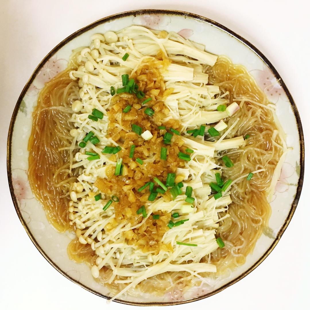 蒜蓉蒸金针菇