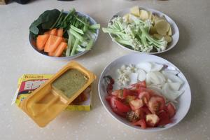 咖喱杂蔬汤的做法 步骤1