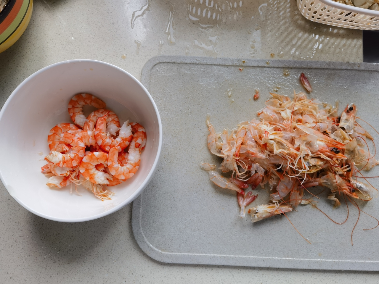 减肥海鲜捞汁凉拌虾蛤的做法 步骤2