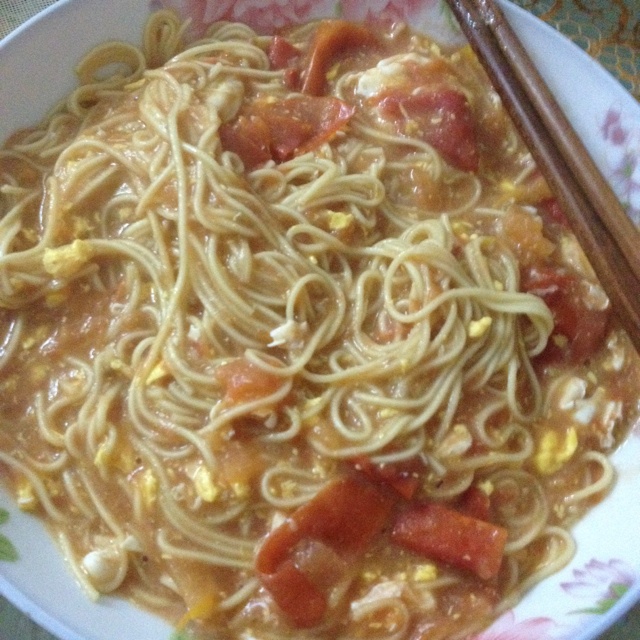 私房菜--西红柿面